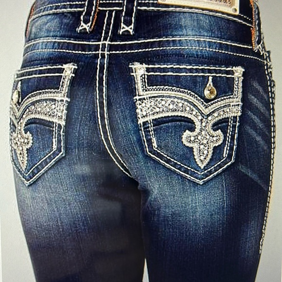 Rock Revival Leni Easy Bootcut Jeans - Picture 1 of 6